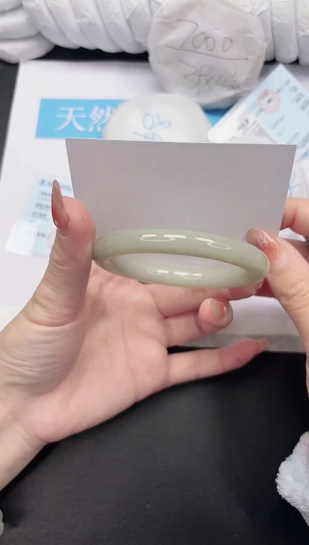 未镶嵌手镯石英质玉66-52.6DY