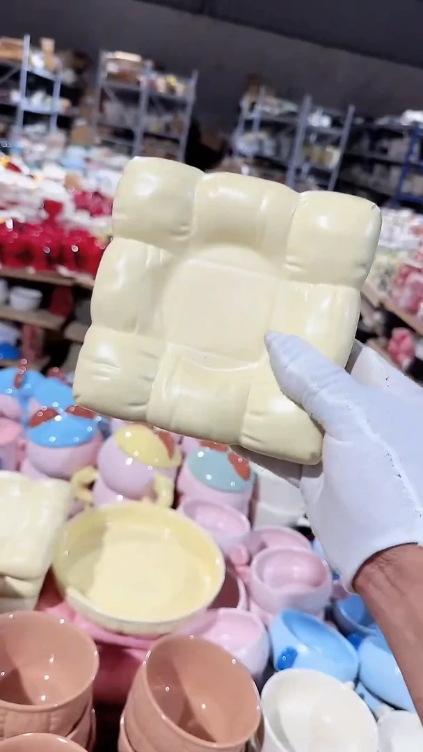 陶瓷面包盘微瑕 凑满20元包邮