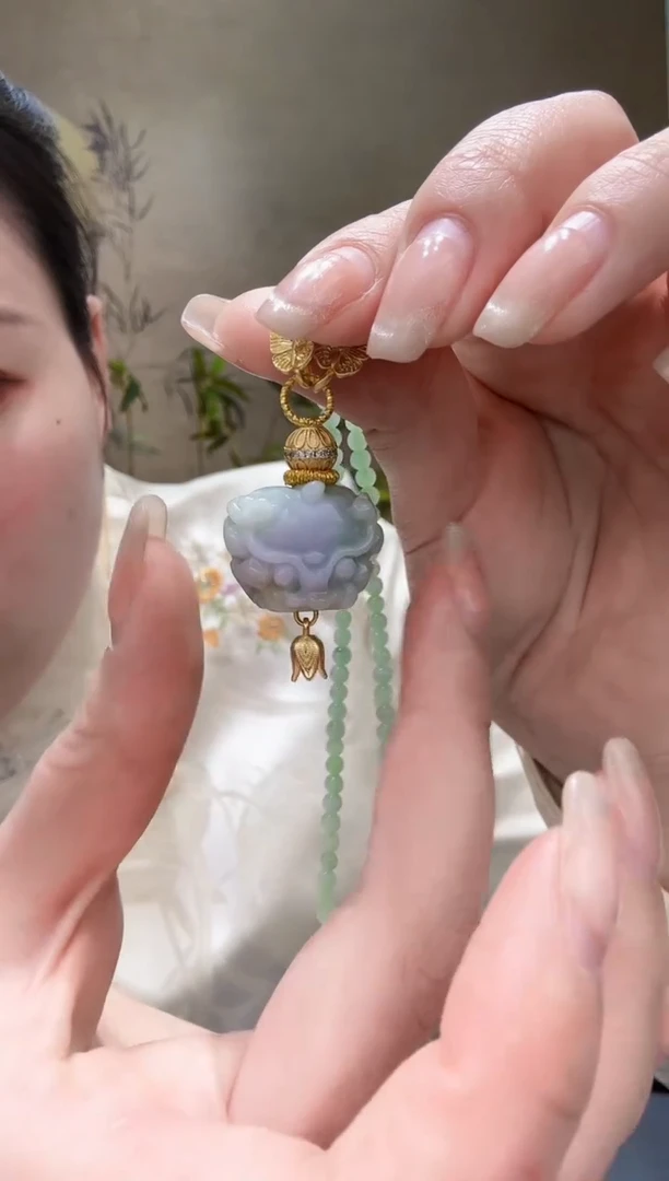 【闪购商品】翡翠耳饰未镶嵌吊坠