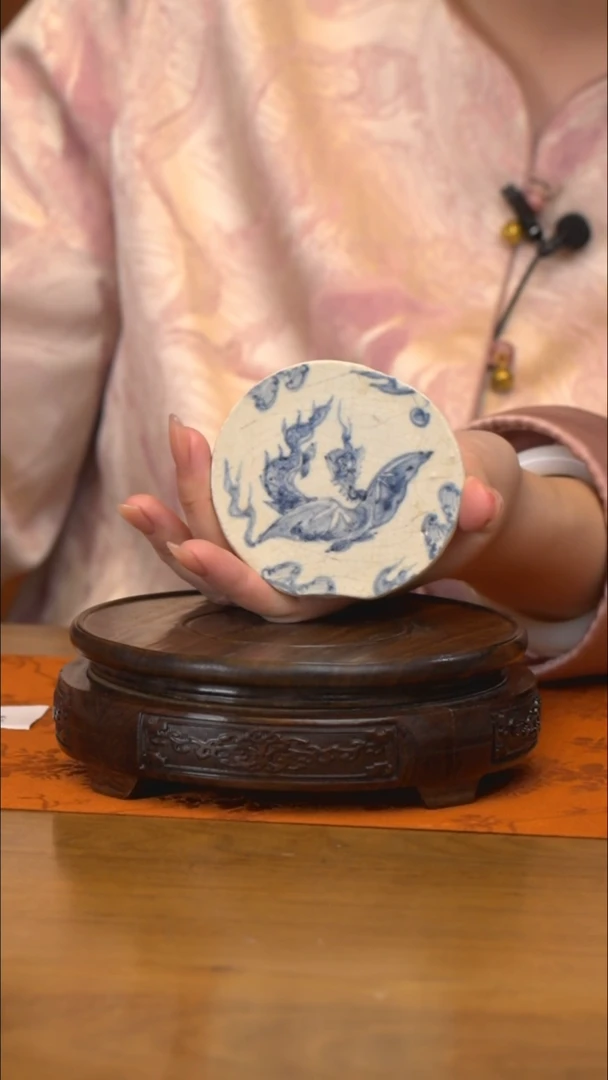 瓷片琼翠遗珍盏托/盖置68号