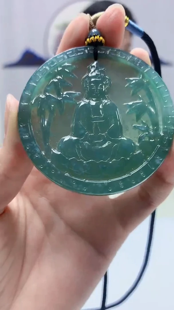 【闪购商品】定制翡翠未镶嵌4917zm-毛货挂件人物80