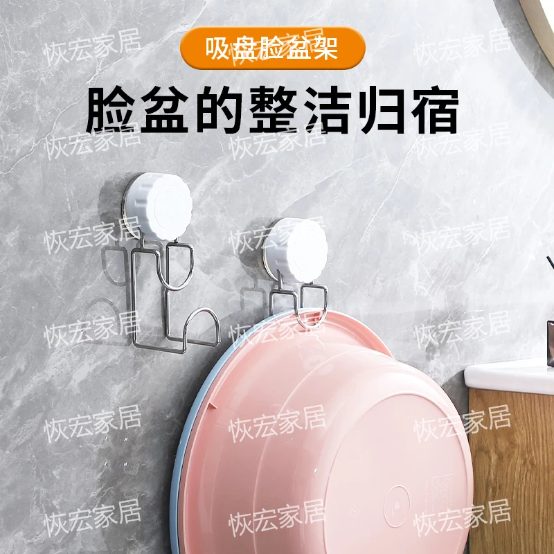 吸盘挂钩免打孔强力承重门后厨房浴室多功能壁挂无痕粘钩真空强力