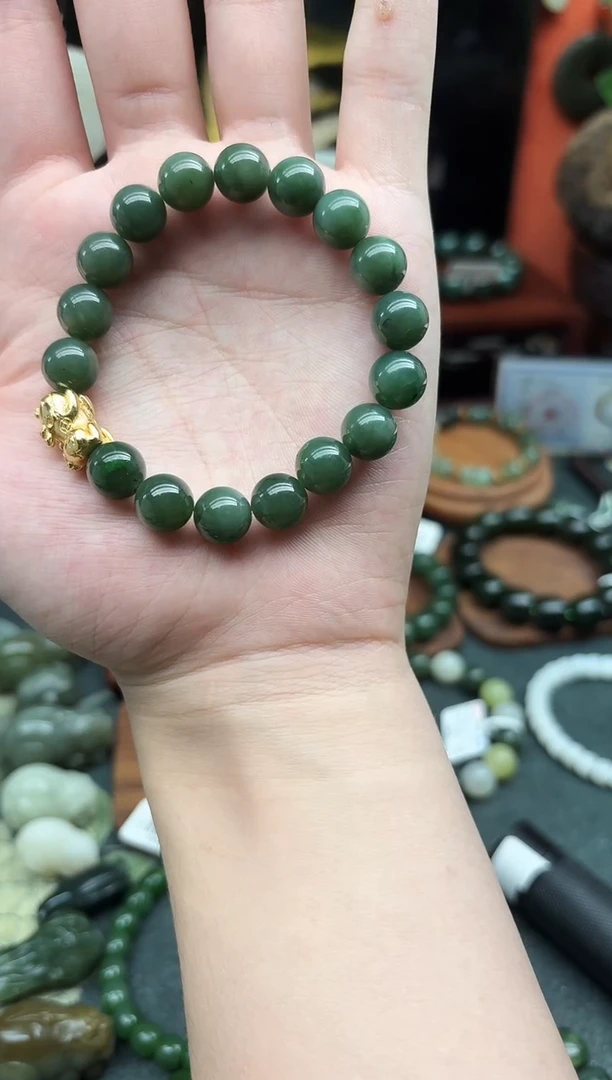 未镶嵌手链和田玉旅****)005