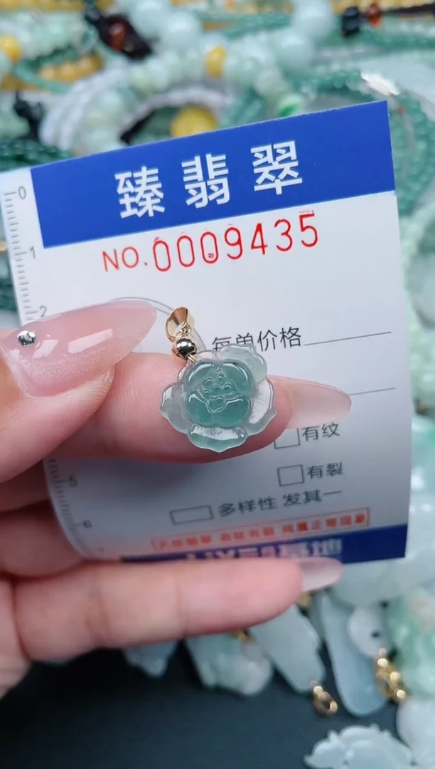 翡翠未镶嵌颈饰.0009435