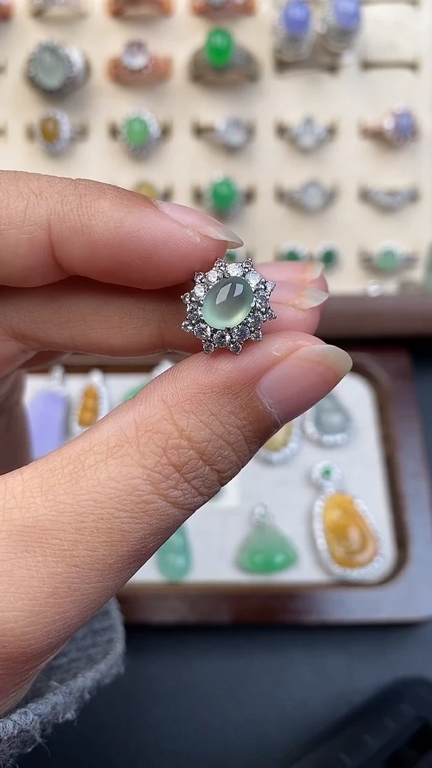 银S925镶嵌定制翡翠779679679