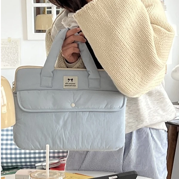 手提平板内胆包笔记本电脑保护套便携收纳包小众ins风单肩高颜值