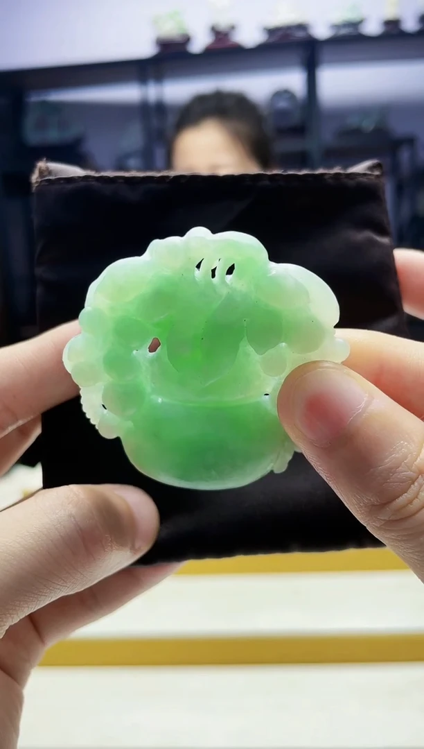 定制翡翠未镶嵌毛货07140025多样性发其一