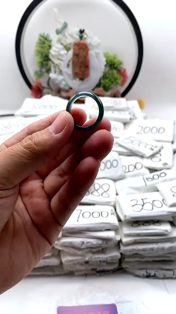 翡翠未镶嵌颈饰戒圈