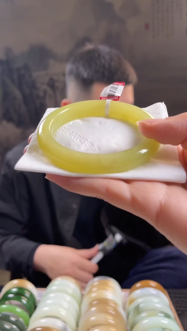 未镶嵌手镯和田玉59+圈口0628