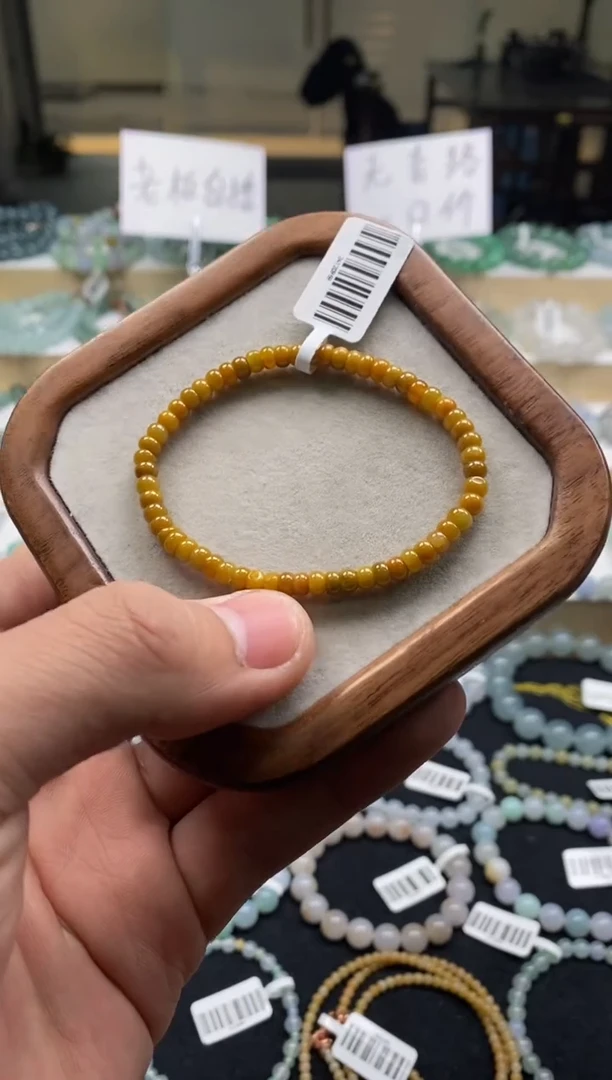 【闪购商品】翡翠手链未镶嵌天然A货翡翠