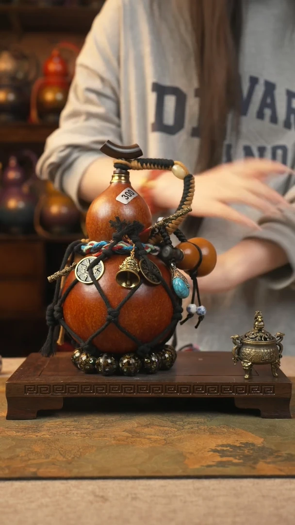 300大漆一物一拍记葫堂出品[不带手串】