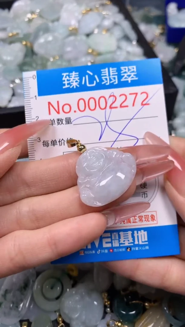 【闪购商品】翡翠颈饰未镶嵌含绳0002272