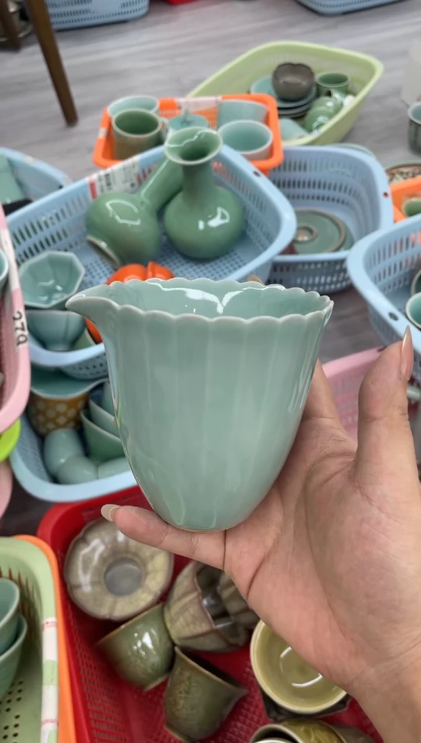 抽奖 特价 微瑕 慧仙青瓷 不退不换