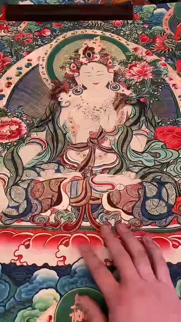 装裱画精美唐卡tk16058