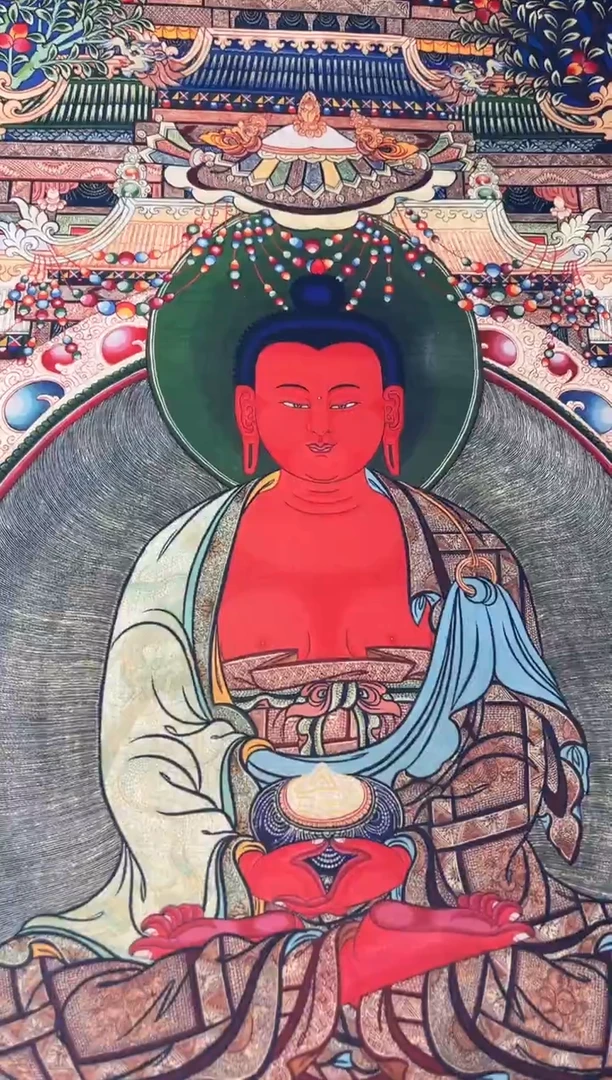 卷轴画菊菊唐卡tk