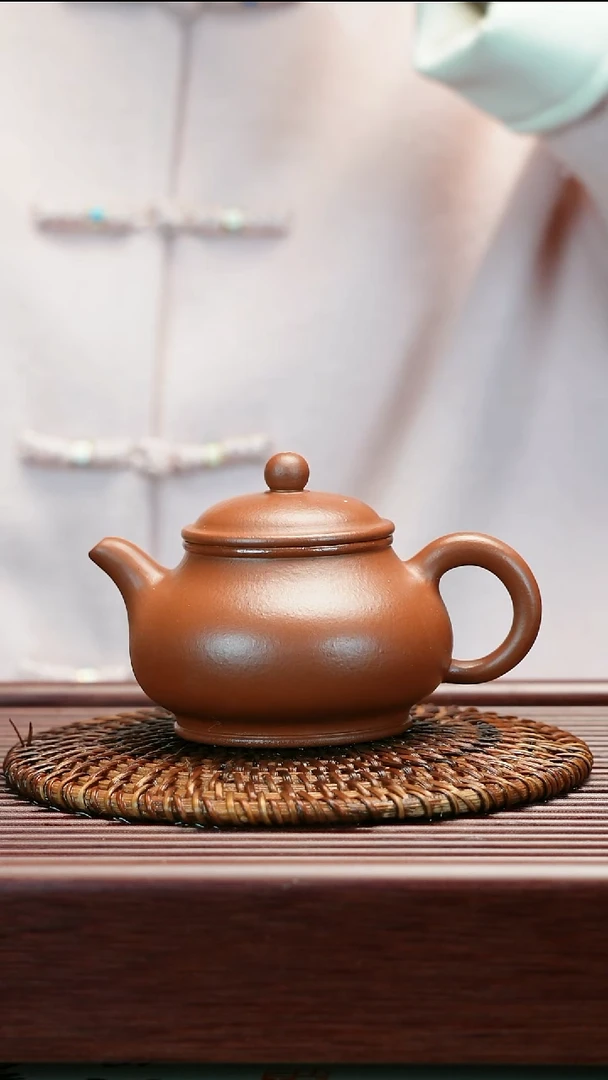 茶壶紫砂【潘仕堂】 南山红   潘壶   200cc   潘华娣制