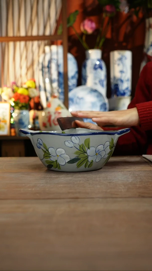 【简家甄选】景德镇设计师釉下手绘陶瓷