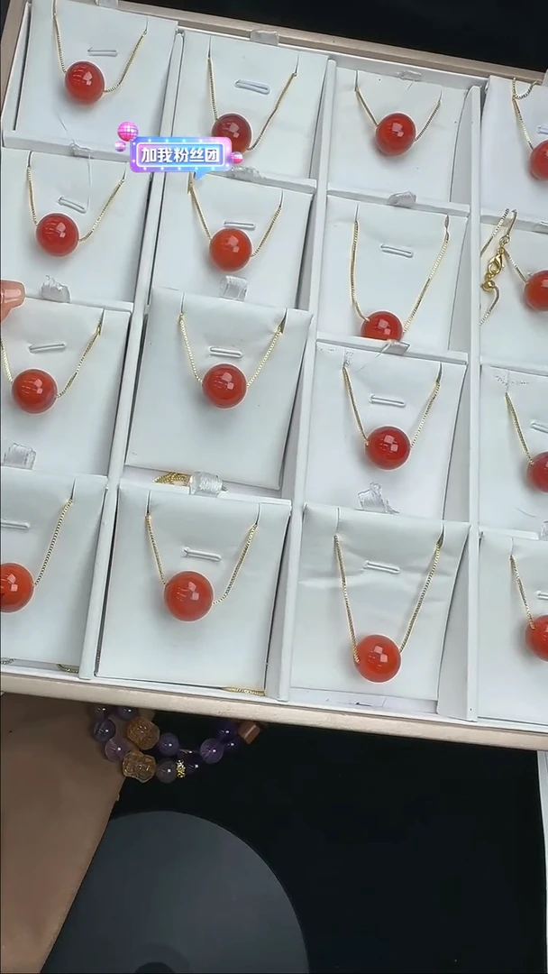 南红玛瑙未镶嵌颈饰JJD0612004多样性发一