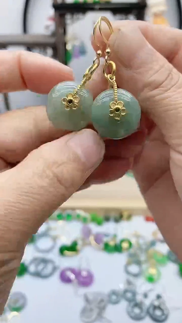 未镶嵌翡翠耳饰翡翠780
