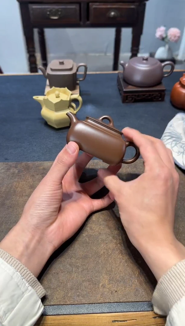 茶壶紫砂你*长四方 紫砂壶