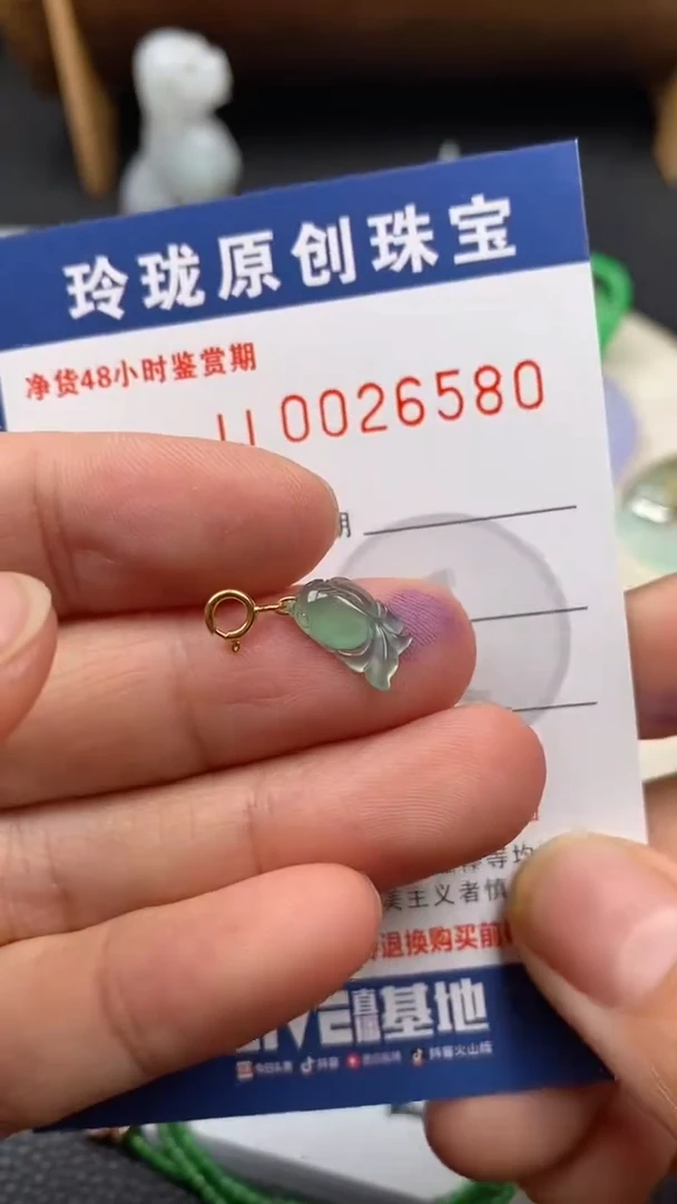 【闪购商品】翡翠颈饰未镶嵌翡翠净货26580