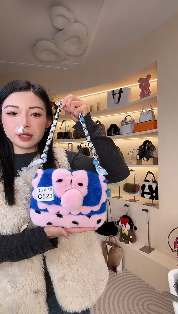 水貂毛【闪购商品】女包C523