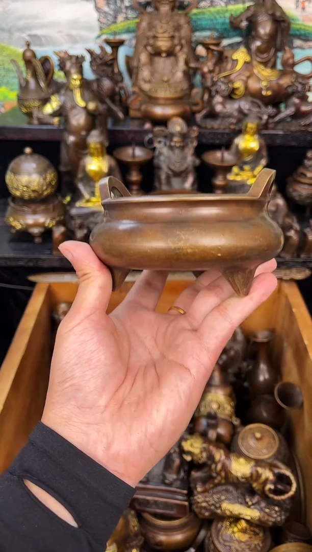 鹏哥雅集铜器 甄选摆件