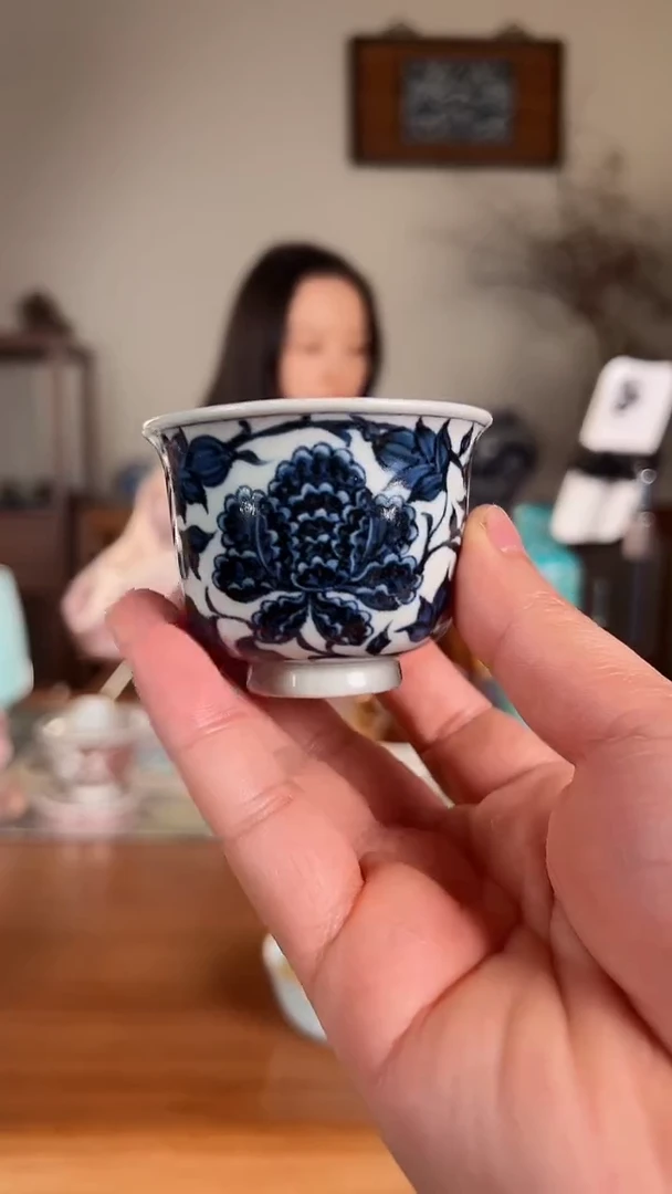 【闪购商品】古蓝堂牡丹小单杯