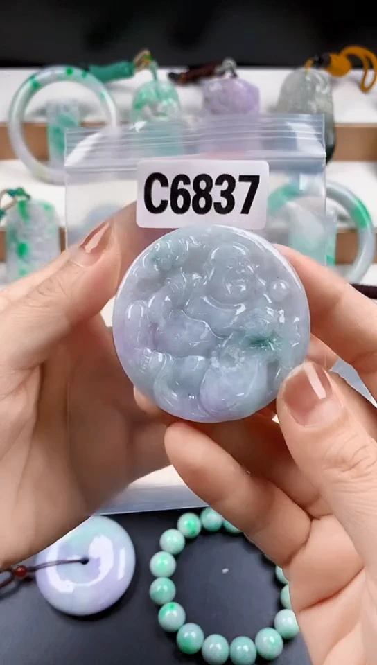 颈饰未镶嵌翡翠天然翡翠吊坠挂件