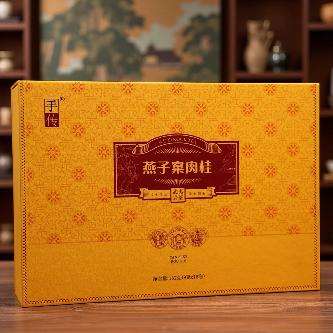 2025年新茶偏中火 燕子窠肉桂162g  礼盒款武夷岩茶大红袍乌龙茶