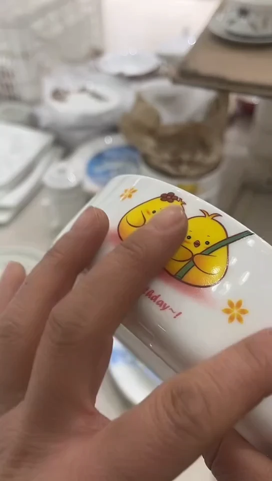 骨瓷隆达骨瓷6直筒碗2个