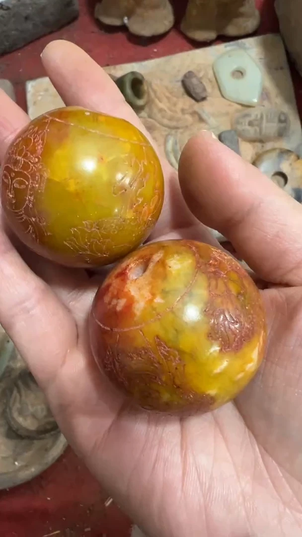 未镶嵌和田玉挂件把件一单2个