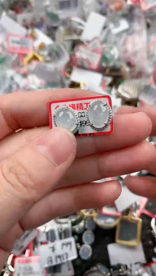 银S925镶嵌戒指翡翠4444----1