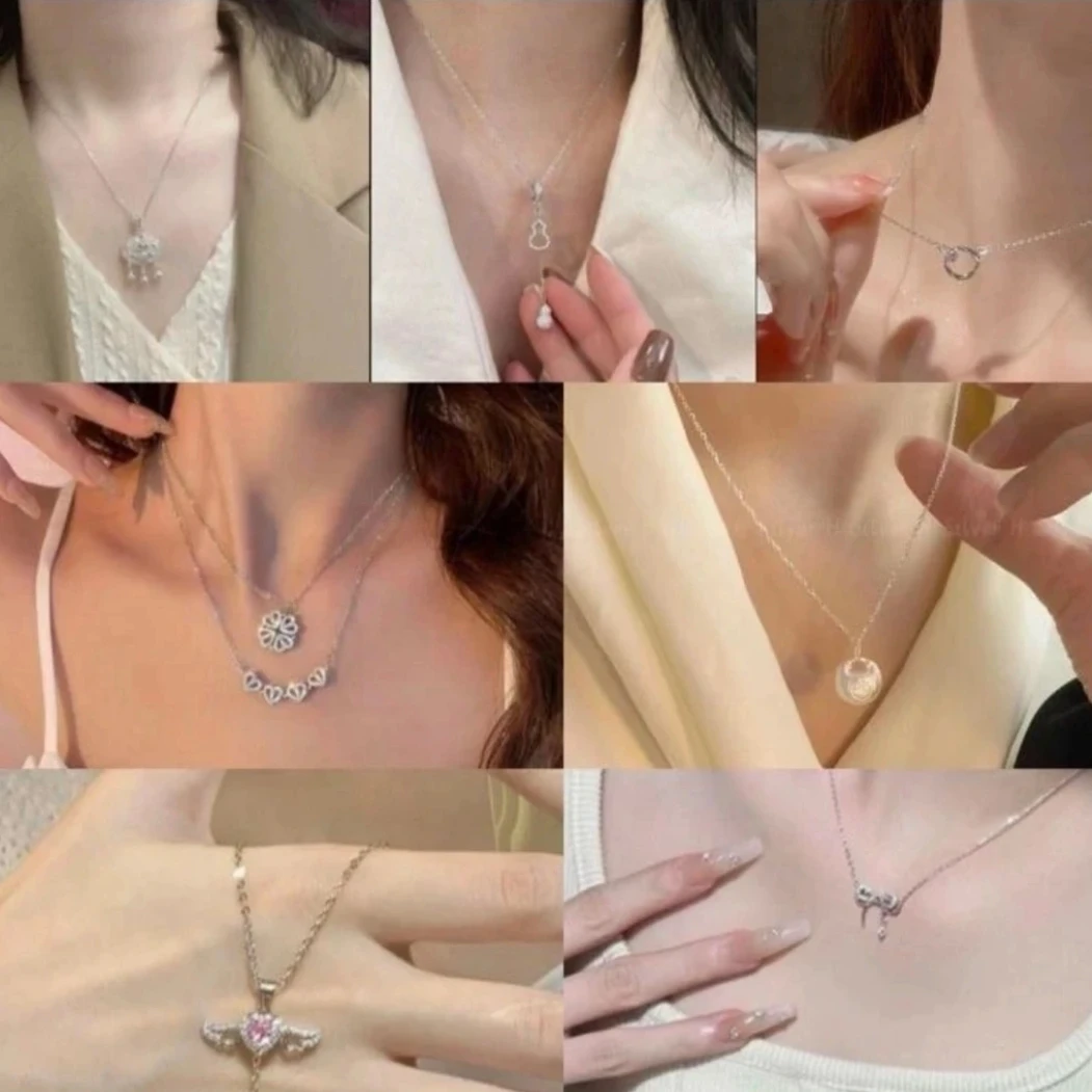 经典百搭情侣链锁骨链高级显档次diy