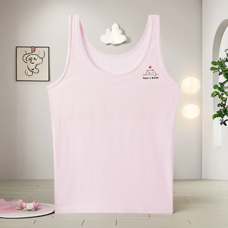 女童小背心夏季薄款女童内衣小背心中小学生内穿夏季薄款吊带女童