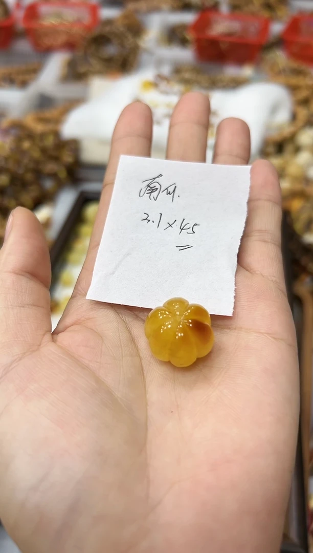 手串星月菩提y***o南瓜3.1克*45