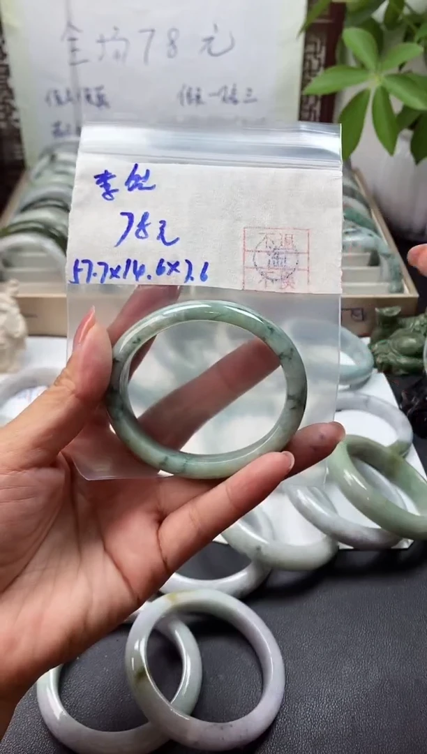 未镶嵌手镯翡翠李*翡翠手镯#15