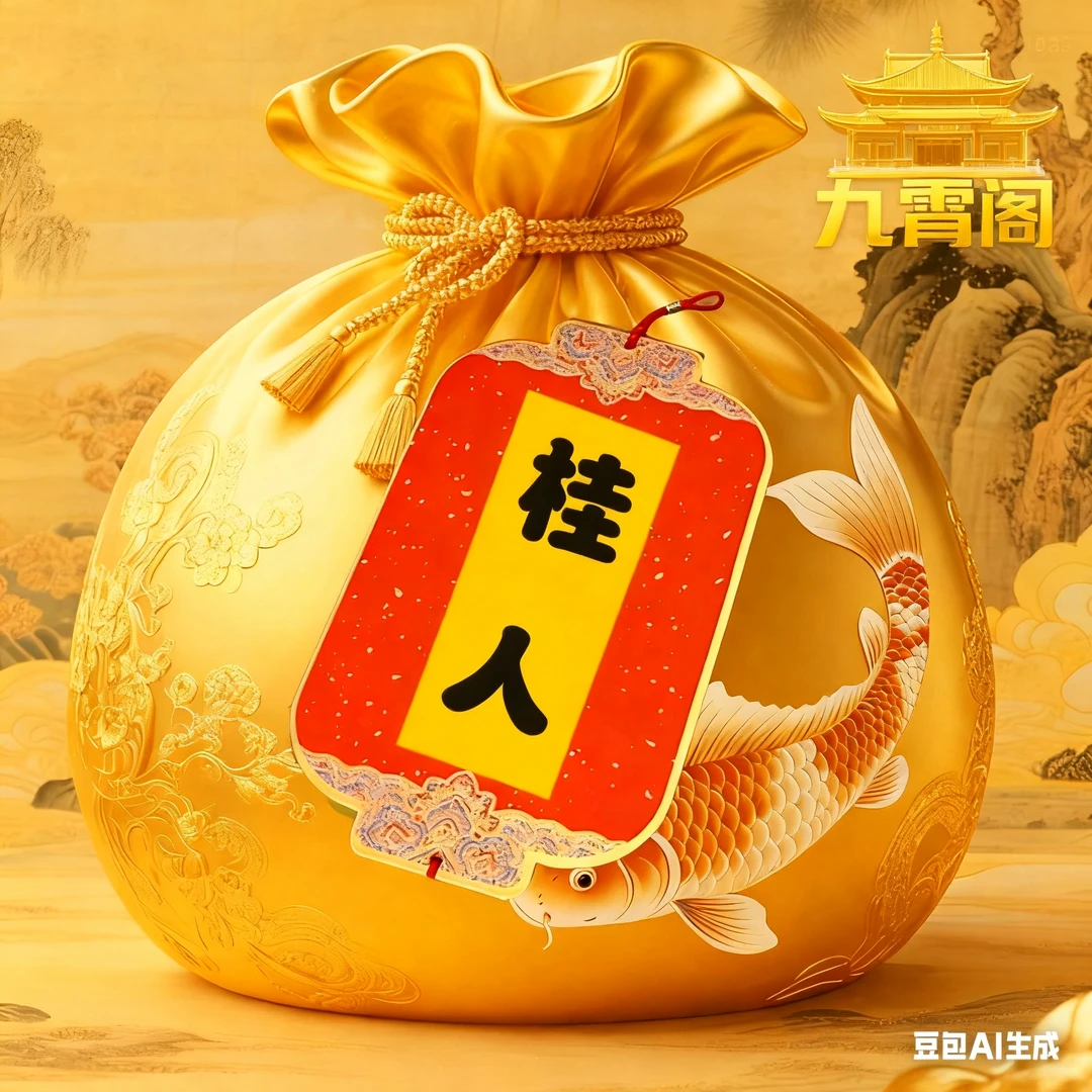 5号贵人开韵【九霄】生肖挂饰福袋