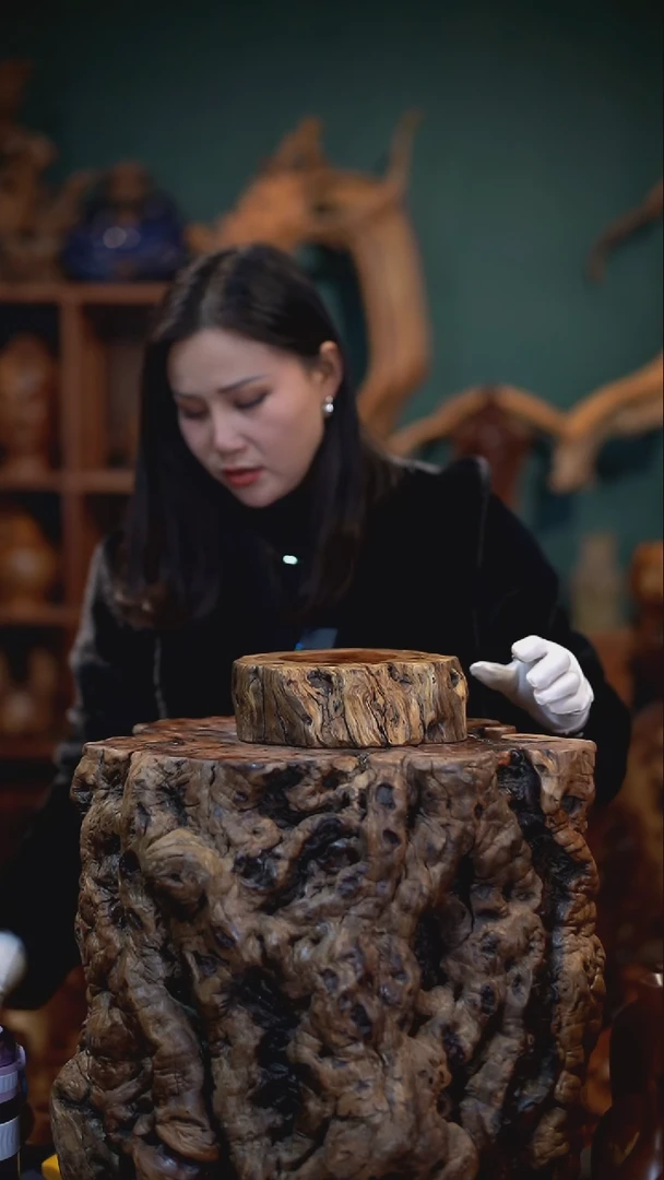 【闪购商品】枣木雷击枣木底座