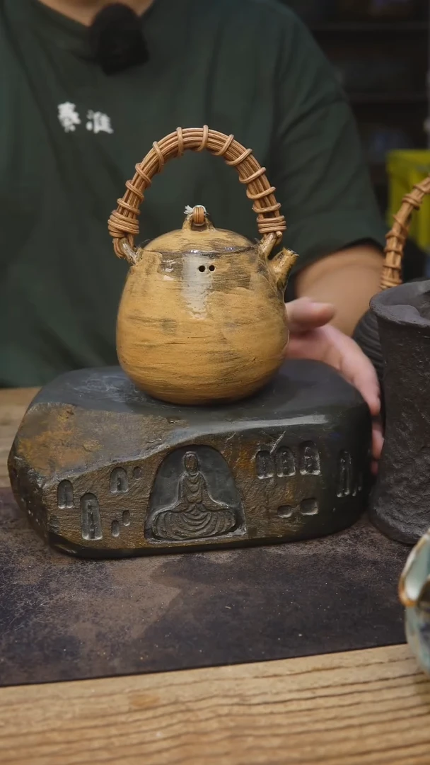 甘石陶艺张庾老师330煮茶壶