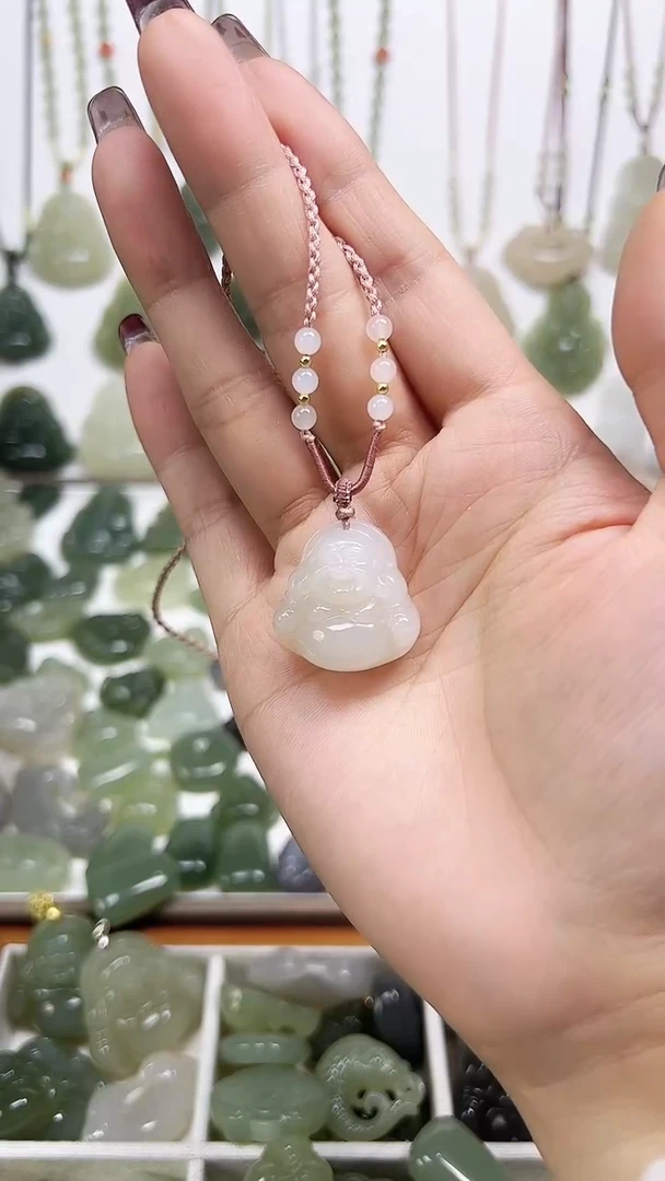 【闪购商品】和田玉颈饰未镶嵌佛公吊坠25