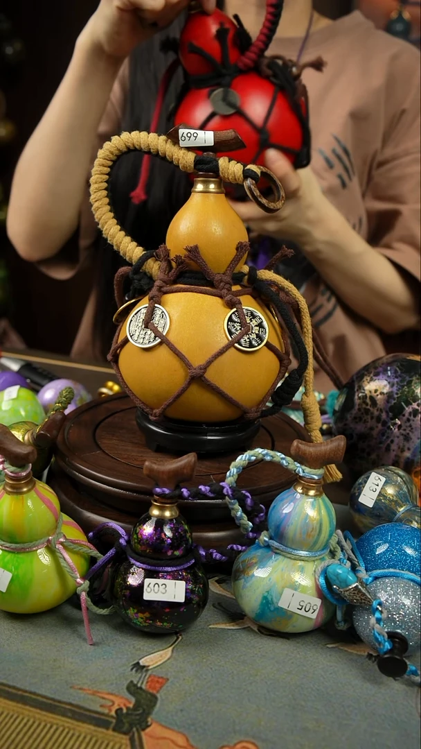 699号500ml左右非遗大漆酒葫芦