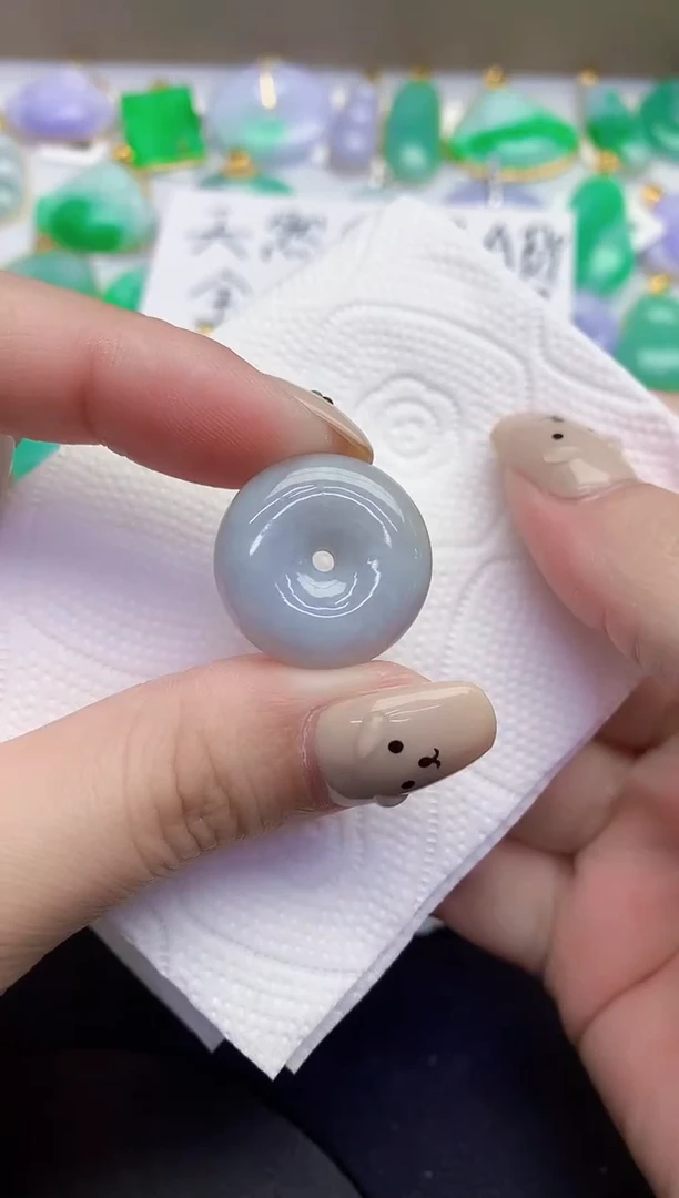 颈饰未镶嵌翡翠缅甸天然翡翠A货