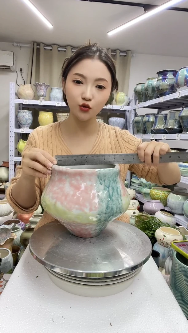 【无孔】【12.18】花盆链接 高：18  口：15