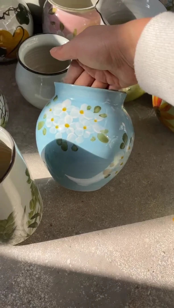 瓶瓷景德镇手绘花瓶