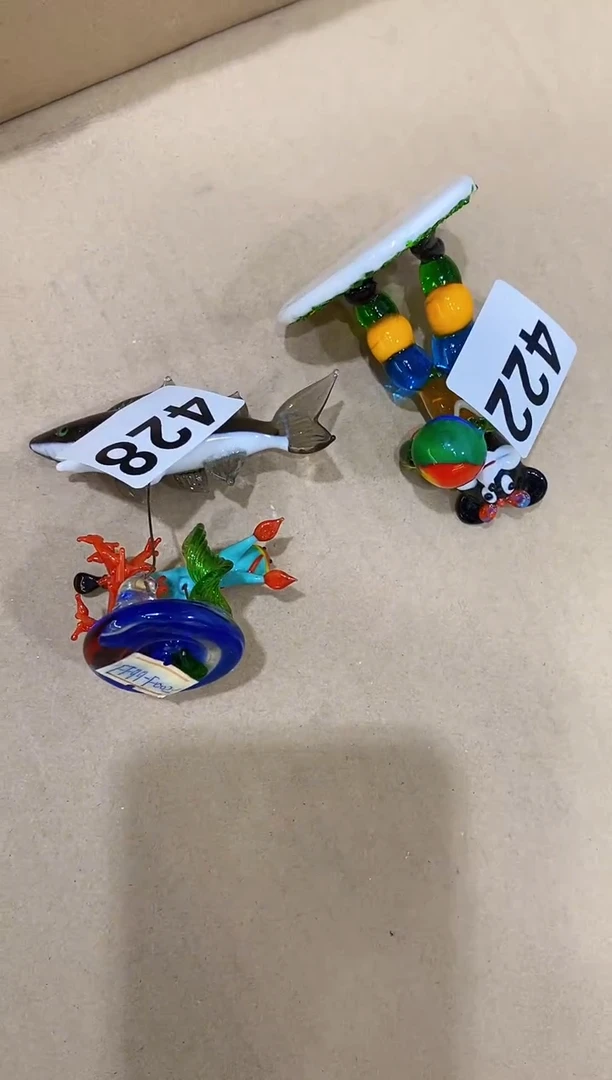 【闪购商品】琉璃手工艺品2件摆件