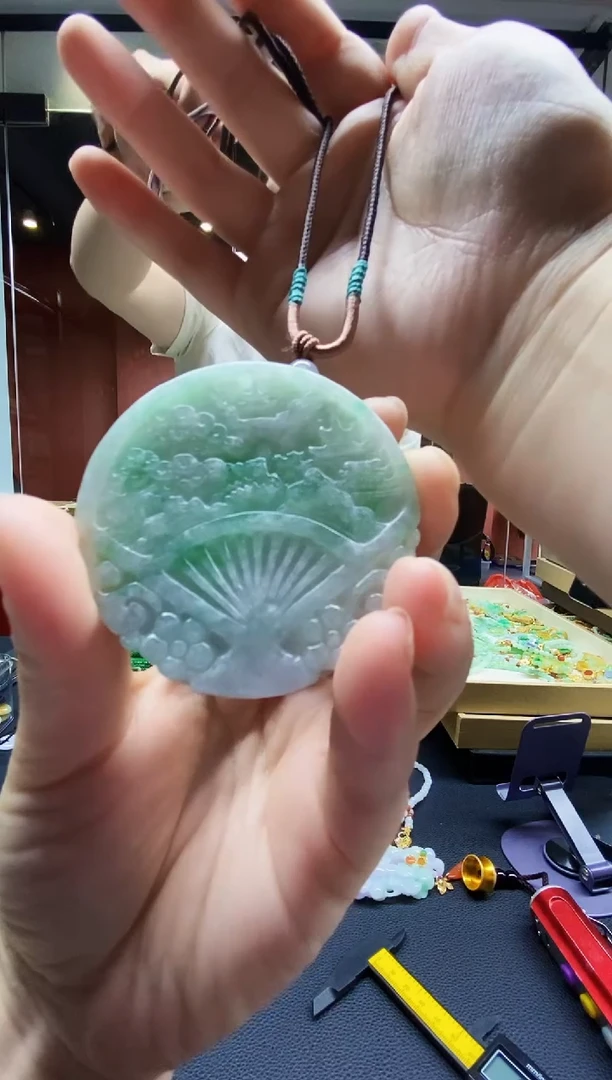颈饰未镶嵌翡翠翡翠吊坠