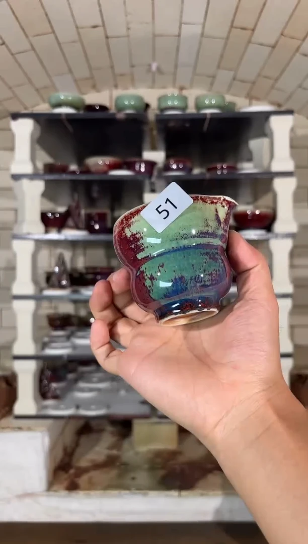 摆件精品窑变钧瓷茶器