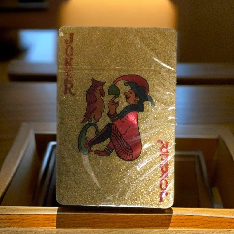 大号土豪金扑克牌