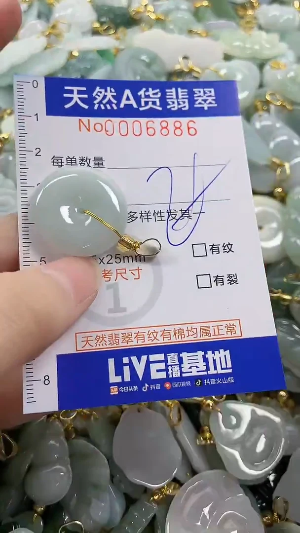 颈饰未镶嵌翡翠纯天然a货翡翠1